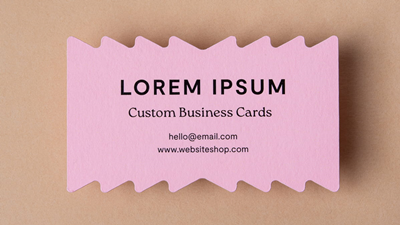 Business Card - Wavy Explosion