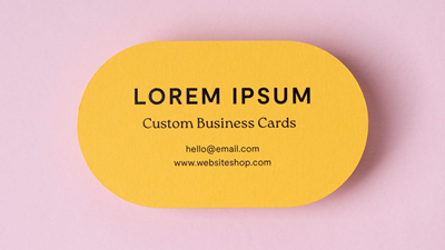 Business Card - Pill Shape