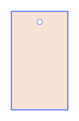 Hang Tag - Rectangle - 2 x 3-1/2