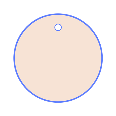 Hang Tag - Circle - 2-1/2