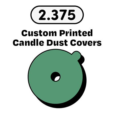 2.375 Candle Dust Cover with Tab