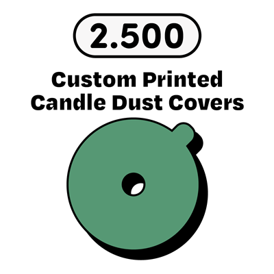 2.500 Candle Dust Cover with Tab
