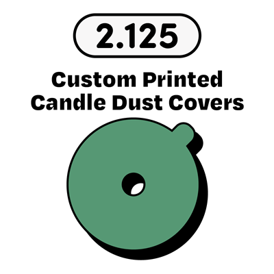 2.125 Candle Dust Cover with Tab
