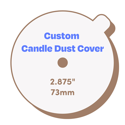 2.875 Candle Dust Cover with Tab